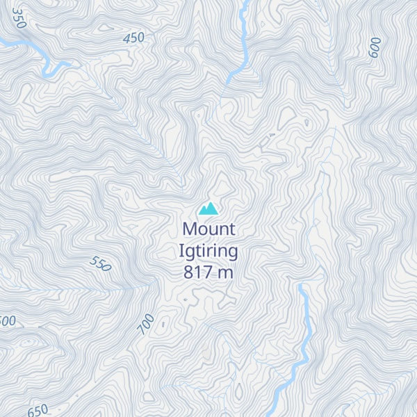 Map of Mount Igtiring