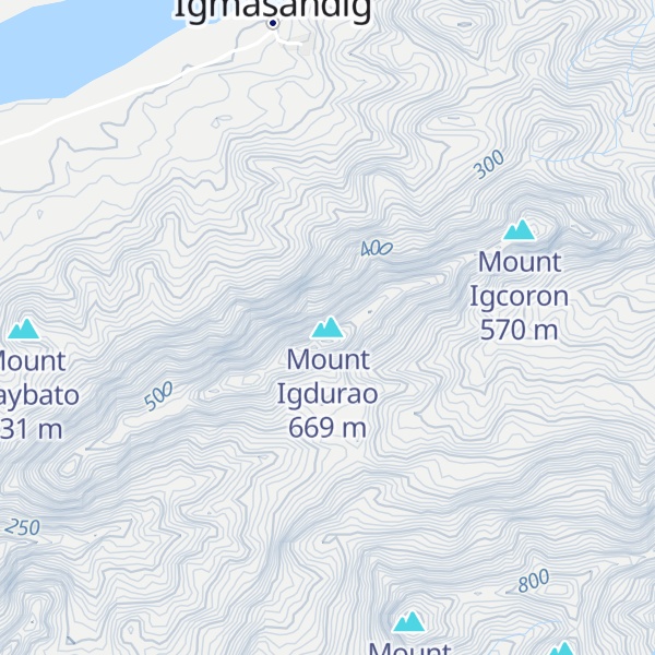 Map of Mount Igdurao