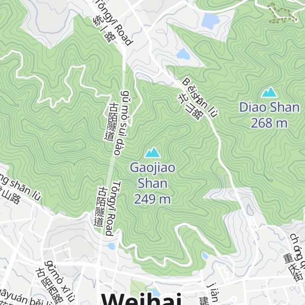 Map of Gaojiao Shan