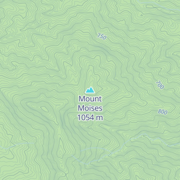Map of Mount Moises