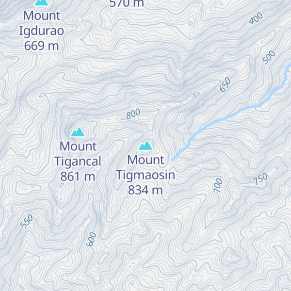 Map of Mount Tigmaosin