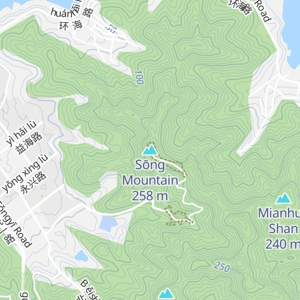 Map of Sōng Mountain