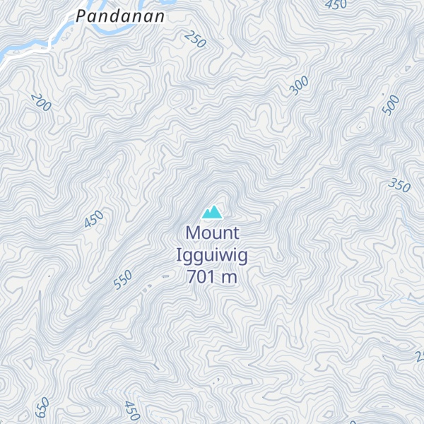 Map of Mount Igguiwig
