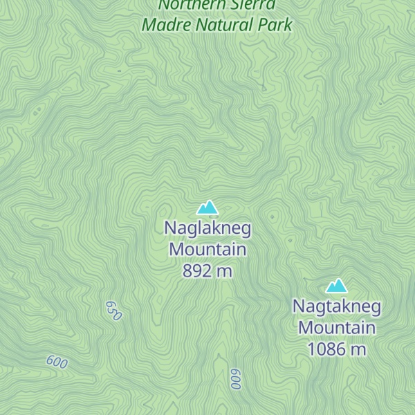 Map of Naglakneg Mountain