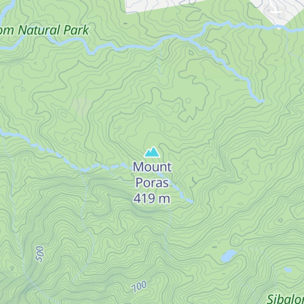 Map of Mount Poras