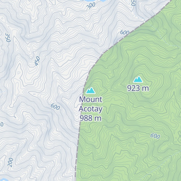 Map of Mount Acotay