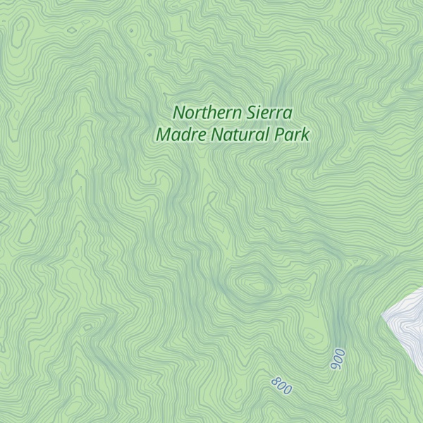 Map of Thumb Peak