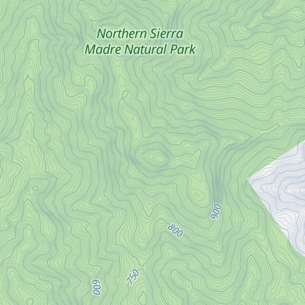 Map of Bukid Mountain
