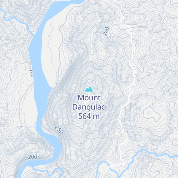 Map of Mount Dangulao