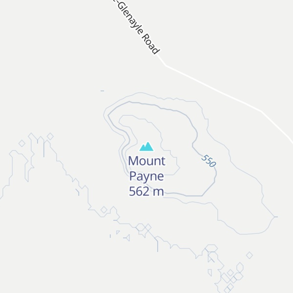 Map of Mount Payne