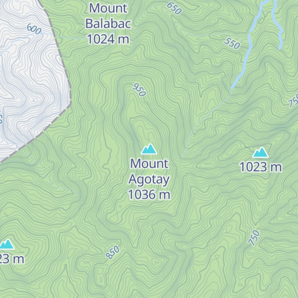 Map of Mount Agotay