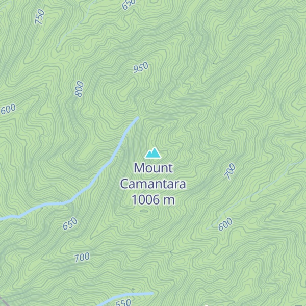 Map of Mount Camantara