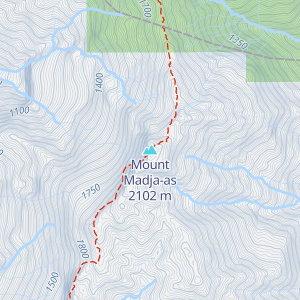 Map of Mount Madja-as