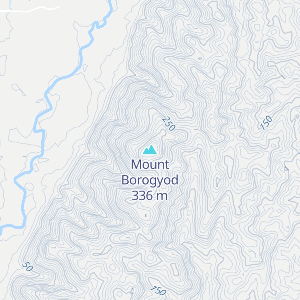 Map of Mount Borogyod