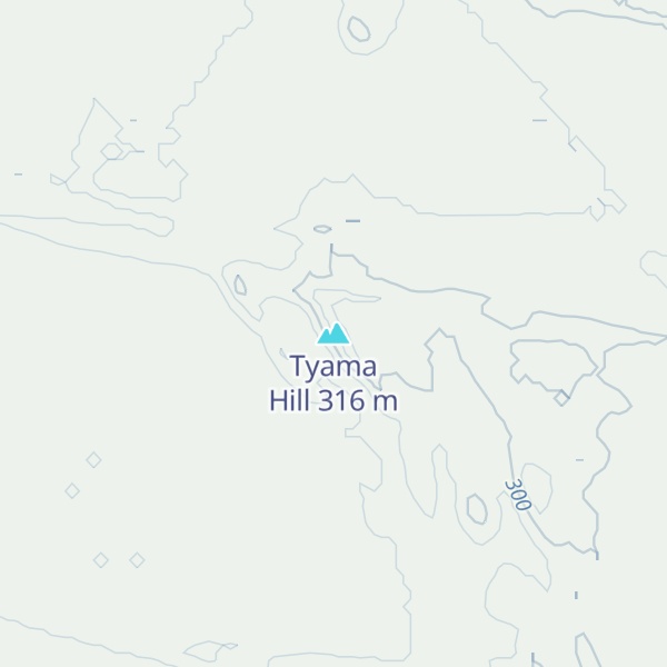Map of Tyama Hill