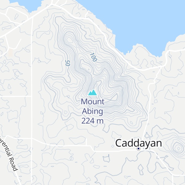 Map of Mount Abing