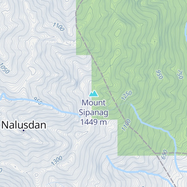 Map of Mount Sipanag