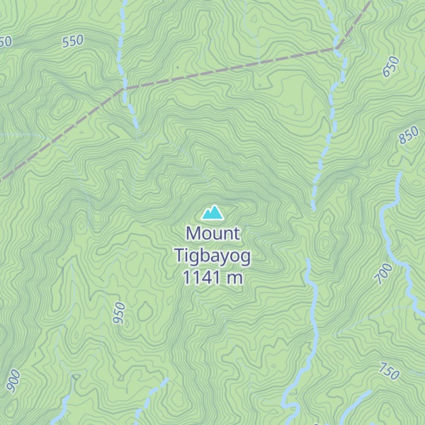 Map of Mount Tigbayog