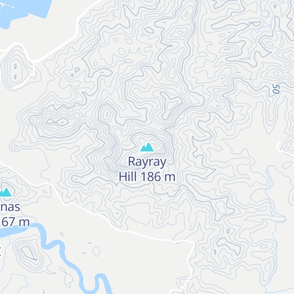 Map of Rayray Hill