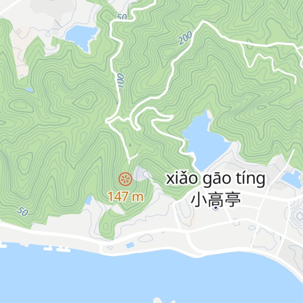 Map of Gaoting Ling