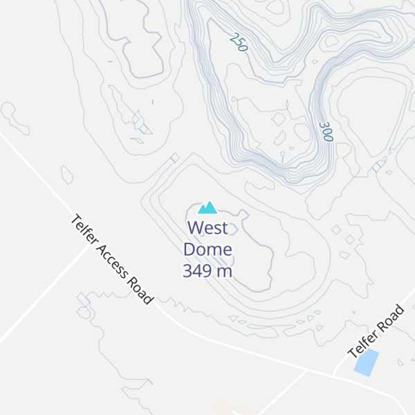 Map of West Dome