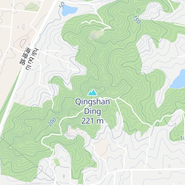 Map of Qingshan Ding