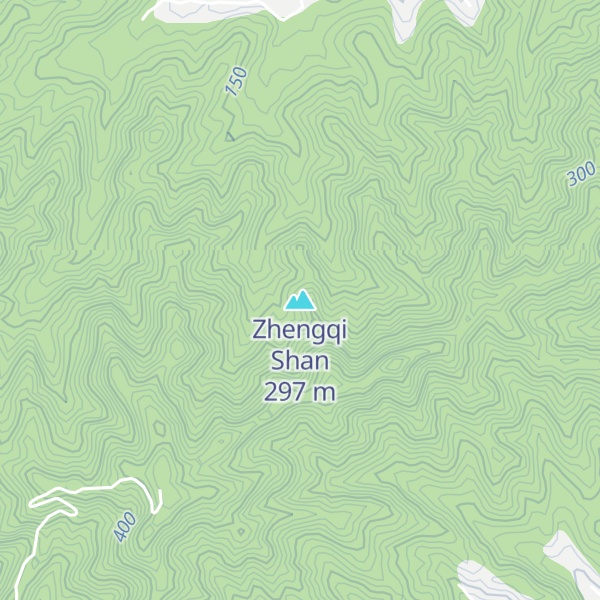 Map of Zhengqi Shan