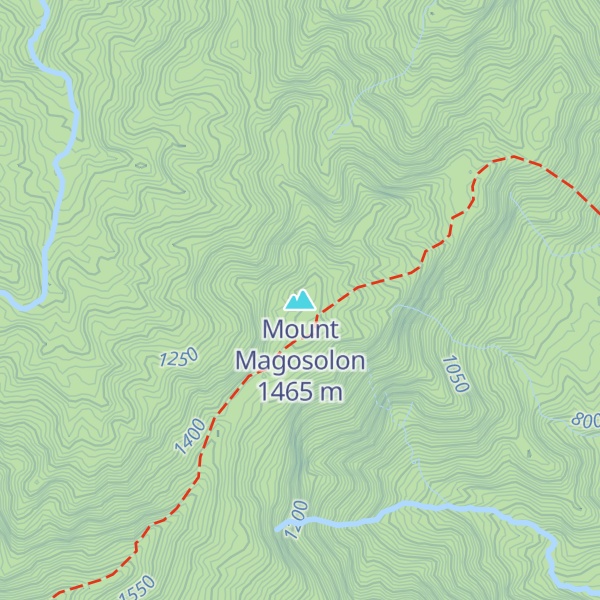 Map of Mount Magosolon