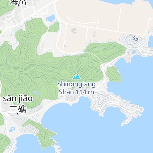 Map of Shinongtang Shan