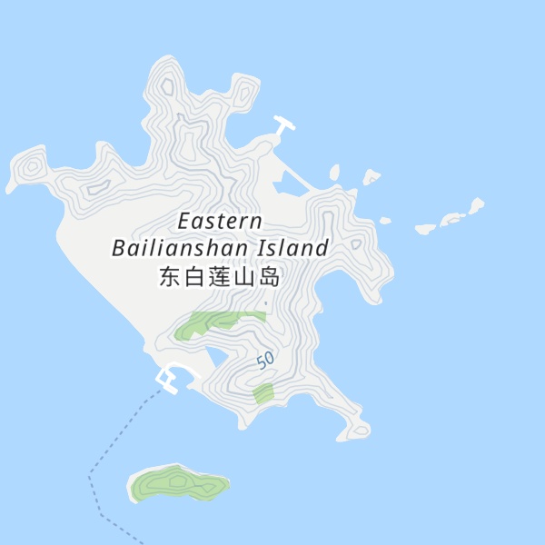 Map of Dōng Báilián Shān