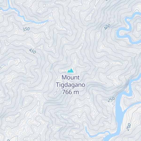 Map of Mount Tigdagano