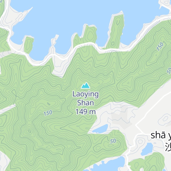 Map of Laoying Shan