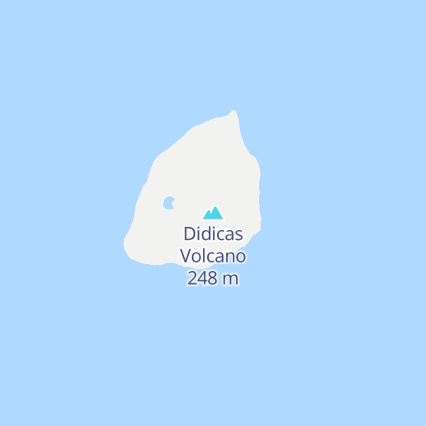 Map of Didicas Volcano