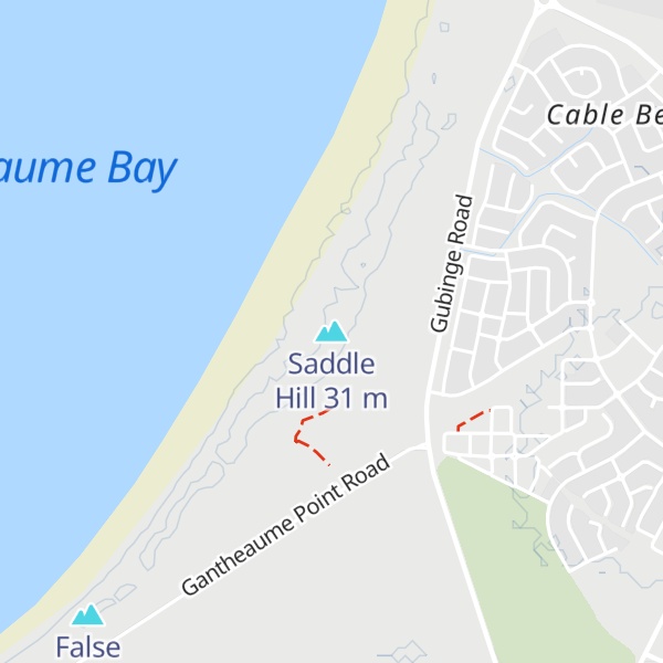Map of Saddle Hill