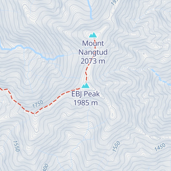 Map of EBJ Peak