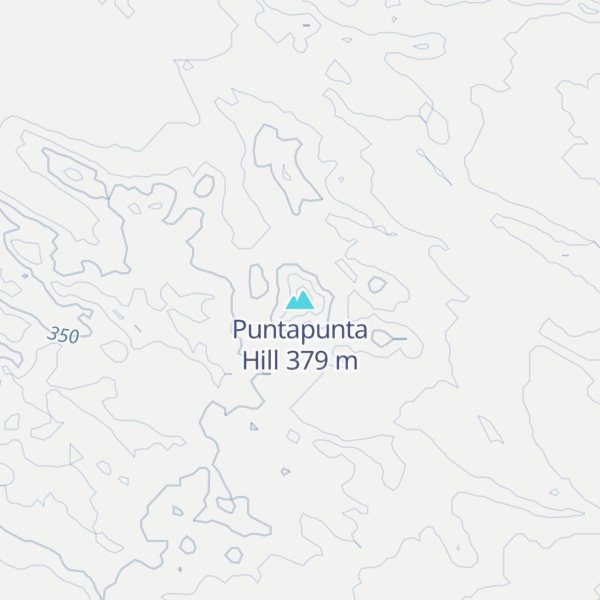 Map of Puntapunta Hill