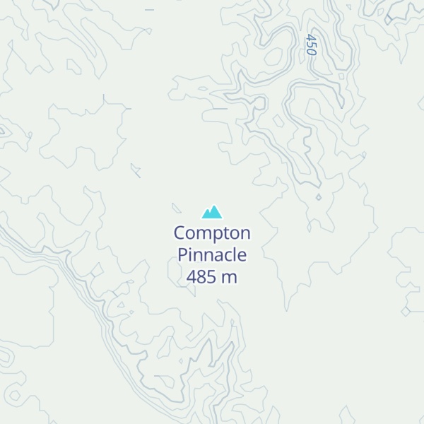 Map of Compton Pinnacle