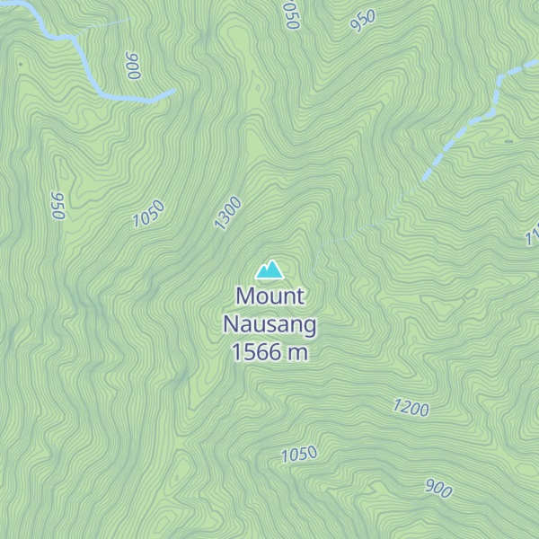 Map of Mount Nausang
