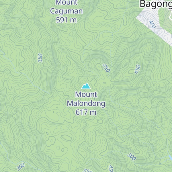 Map of Mount Malondong