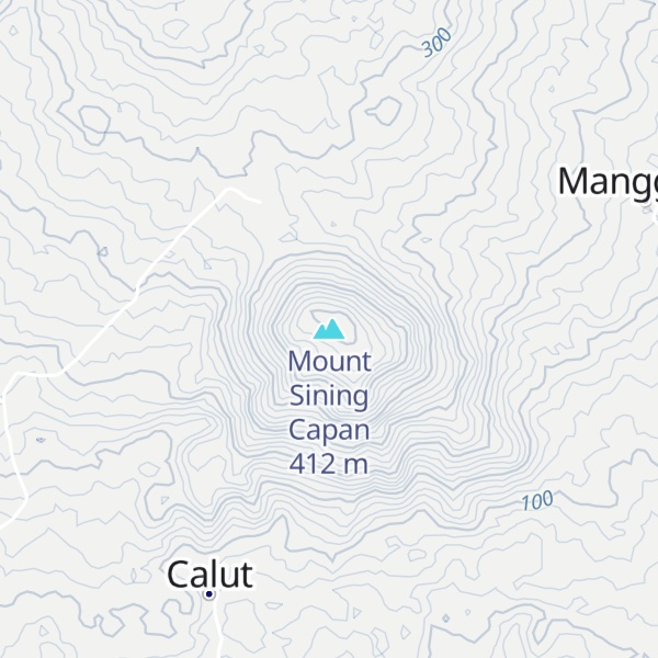 Map of Mount Sining Capan