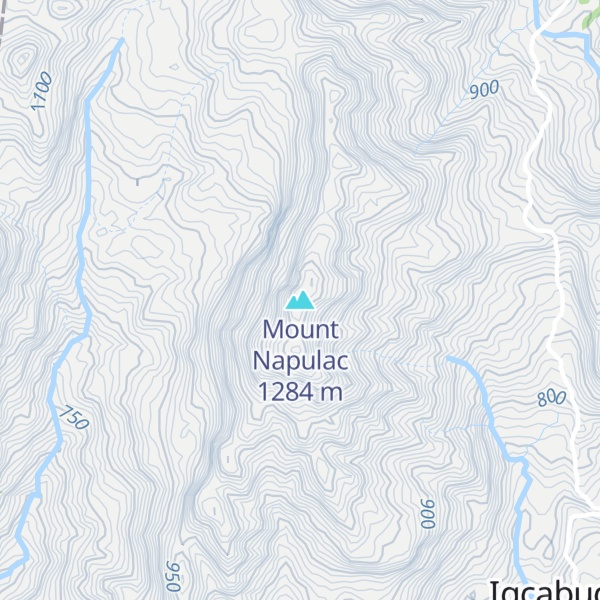 Map of Mount Napulac