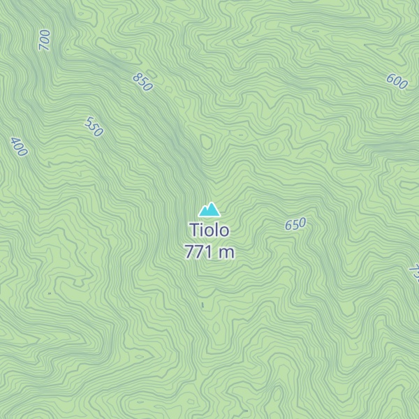 Map of Tiolo