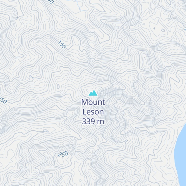Map of Mount Leson