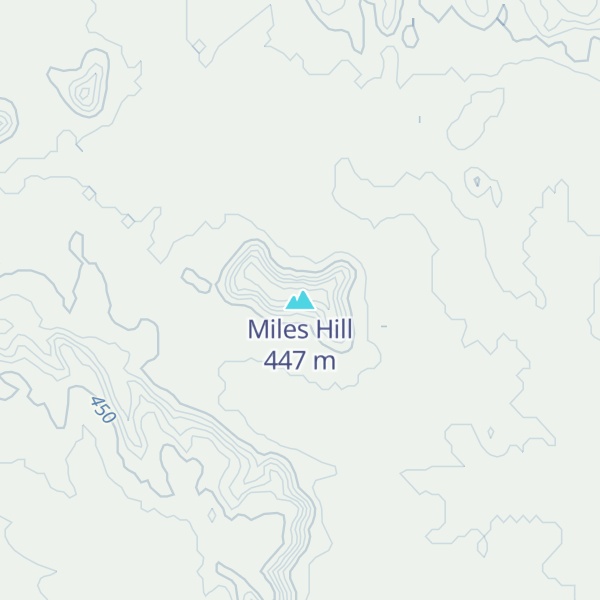 Map of Miles Hill