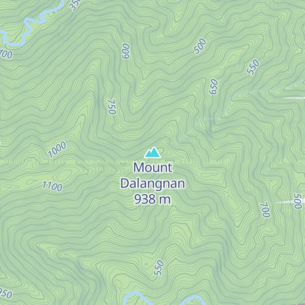 Map of Mount Dalangnan