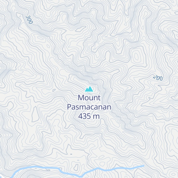Map of Mount Pasmacanan