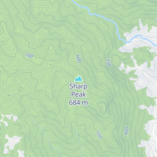 Map of Sharp Peak