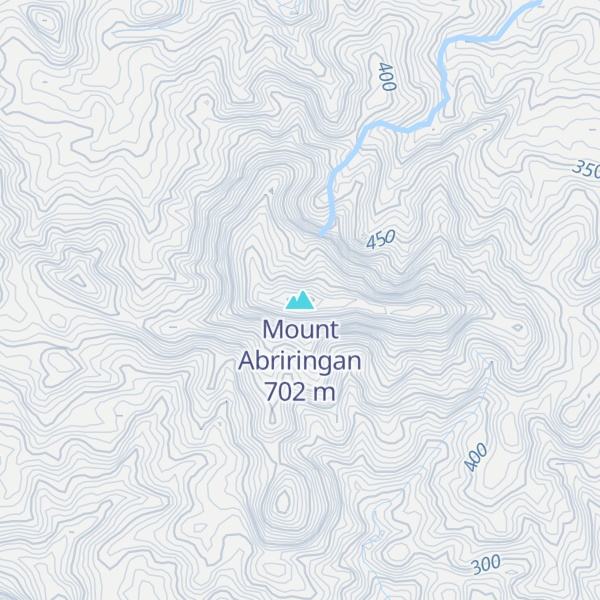 Map of Mount Abriringan