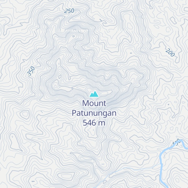 Map of Mount Patunungan