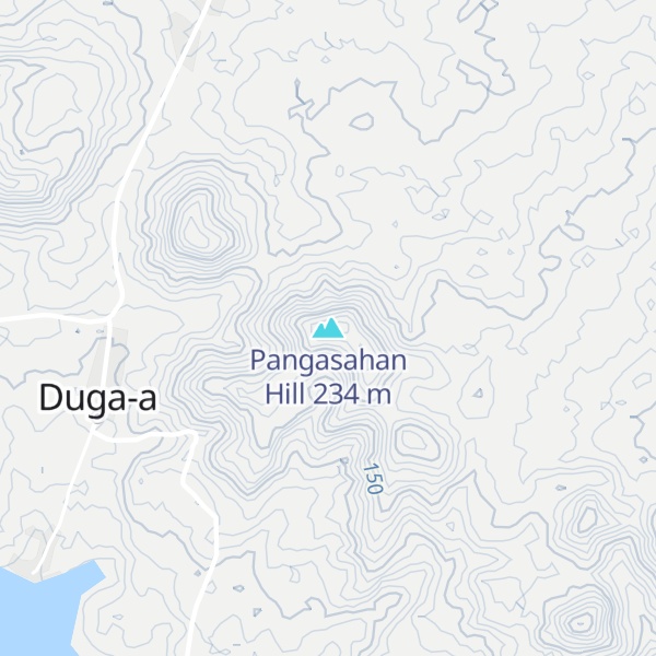 Map of Pangasahan Hill